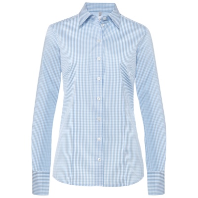 Bluse, vichy karo bleu Gr.48 -SALE- 