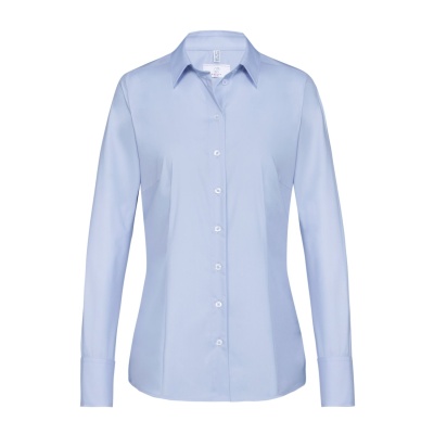 Basic-Bluse, bleu 