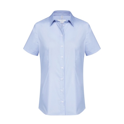 Basic-Bluse, bleu 
