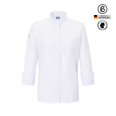 Organic-Zoe Damenkochjacke, weiß 