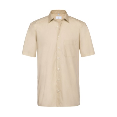 Basic-Hemd, beige 
