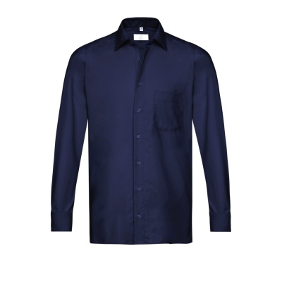Basic-Hemd, marineblau 