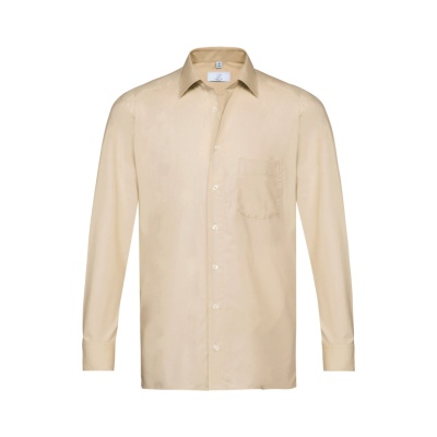 Basic-Hemd, beige 