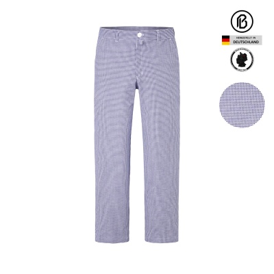 Kochhose Regular Nr.01 Blau-Weiss-Pepita 