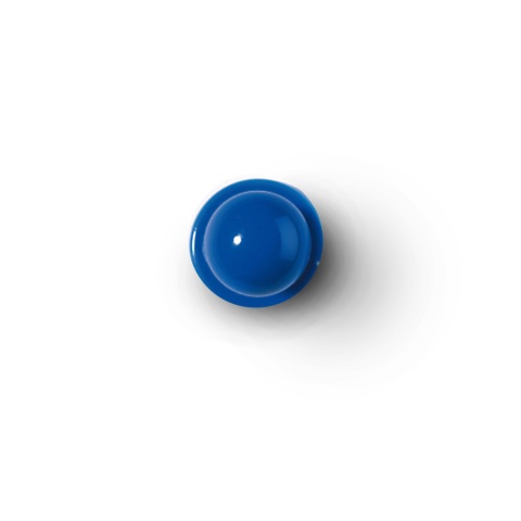 Knopf blau 