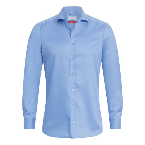 Hemd, mittelblau 
