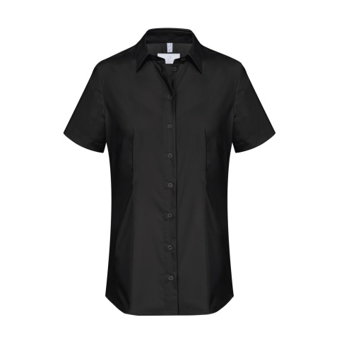 Basic-Bluse, schwarz 
