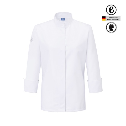 Organic-Zoe Damenkochjacke, weiß 