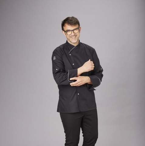 Neo-Finix , farbige Herren-Kochjacke 