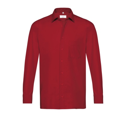 Basic-Hemd, rot 