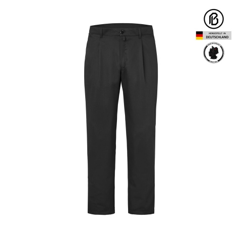 Kochhose mit Bundfalten 