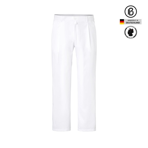 Kochhose mit Bundfalten 