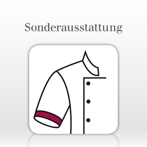 Farbiger Ärmelbesatz 