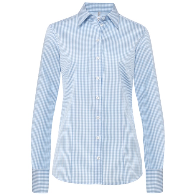 Bluse, vichy karo bleu Gr.48 -SALE- 