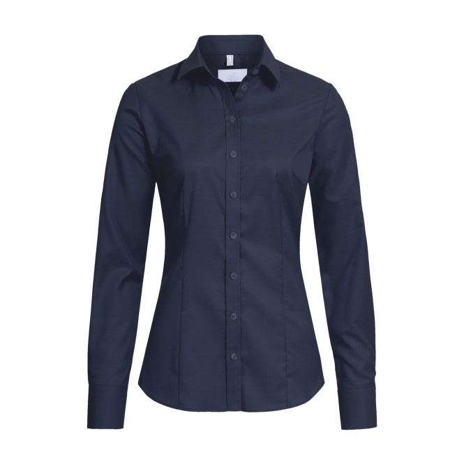 Bluse, marineblau 