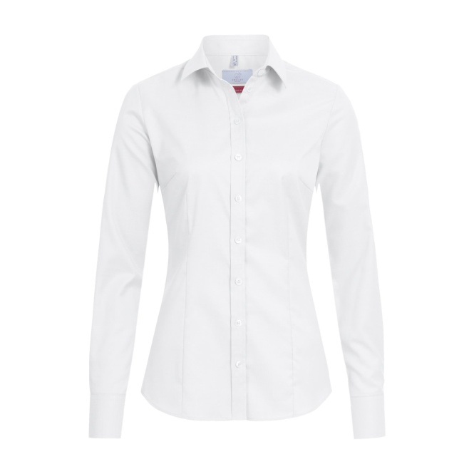 Basic-Bluse, weiß 