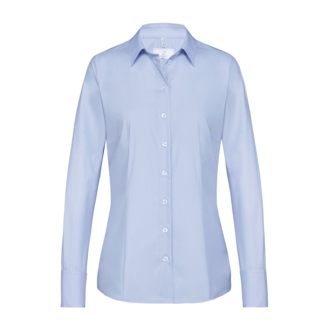 Basic-Bluse, bleu 