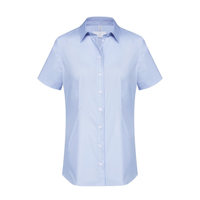 Basic-Bluse, bleu 
