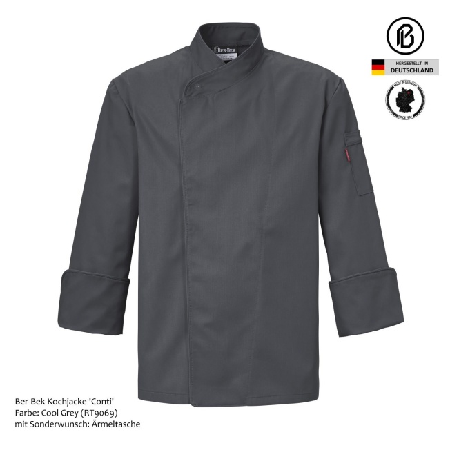 Return-Conti Herren-Kochjacke, farbig 