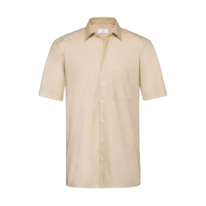 Basic-Hemd, beige 