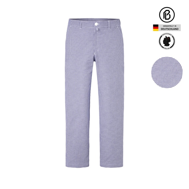 Kochhose Regular Nr.01 Blau-Weiss-Pepita 